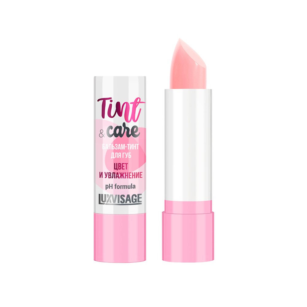 Бальзам - тинт для губ Luxvisage Tint & Care Цвет и увлажнение 01 3,9г. Фото 1.