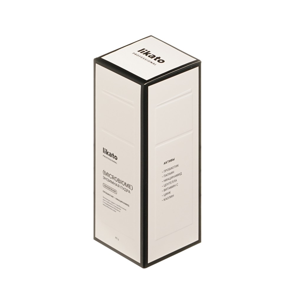 Энзимная пудра с пробиотиком для глубоко очищения Likato Professional Microbiome обновление 85г. Фото 2.