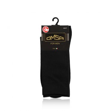 Мужские носки Omsa Classic трикотажные , 204 , Nero , р.45-47.