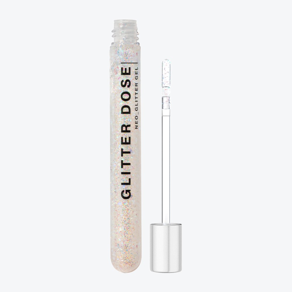 Глиттер для век на гелевой основе Influence Beauty Glitter Dose 01 , 7мл. Фото 5.