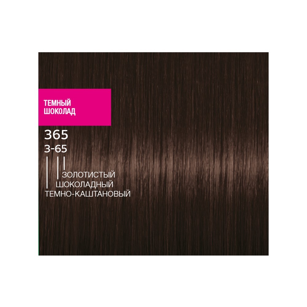 Краска - мусс Schwarzkopf PERFECT MOUSSE стойкая для волос 365 Темный шоколад. Фото 2.