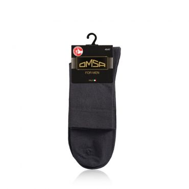 Мужские носки Omsa Classic трикотажные , 202 , Grigio Scuro , р.45-47.