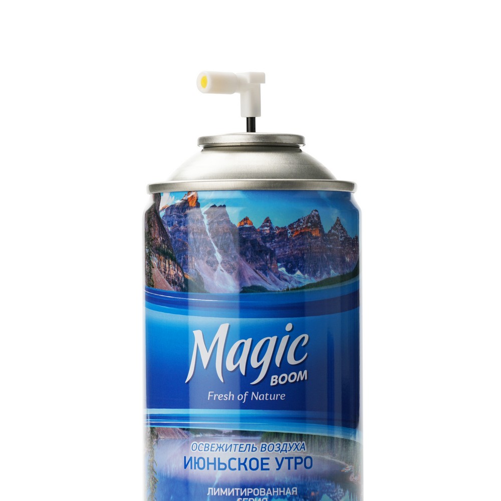 Автоматический освежитель воздуха Magic Boom " Июньское утро " сменный блок 250мл. Фото 3.