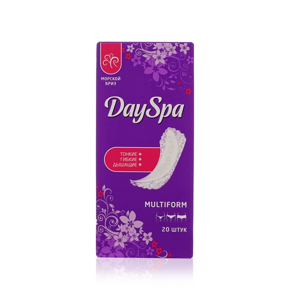 Ежедневные прокладки Day Spa мультиформ " океанский бриз " 20шт. Фото 1.