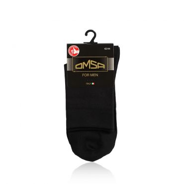 Мужские носки Omsa Classic трикотажные , 202 , Nero , р.42-44.