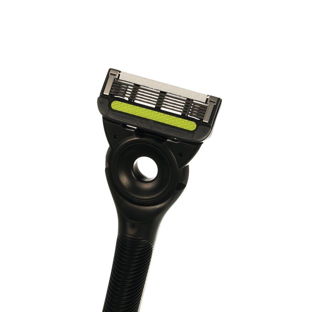 Мужской станок для бритья Gillette Labs + 1 сменная кассета + держатель для бритвы. Фото 8.