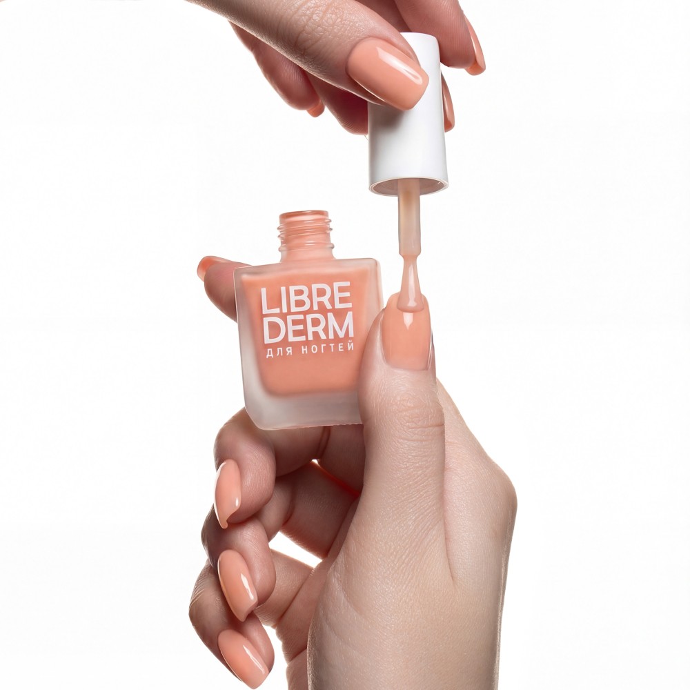 Ультрареаниматор для ногтей Librederm Персиковый 10мл. Фото 6.