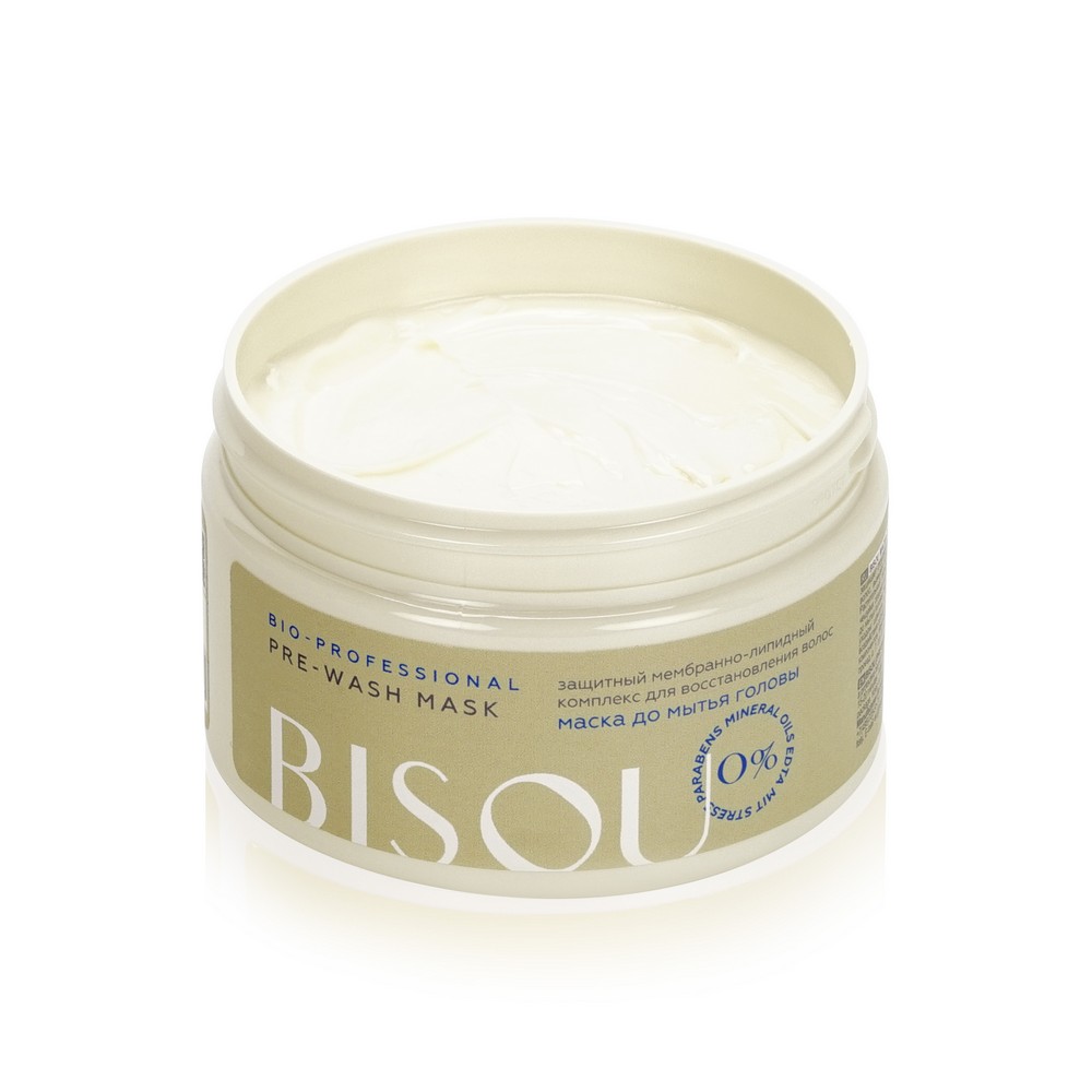 Маска для волос до мытья головы Bisou Bio-professional " Pre-wash mask " 250мл. Фото 6.