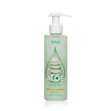 Крем - пенка для лица WEIS Aloe 190мл.