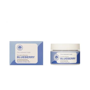 Увлажняющая маска для лица с голубикой NSC Blueberry Clay Seaweed mask 120г.