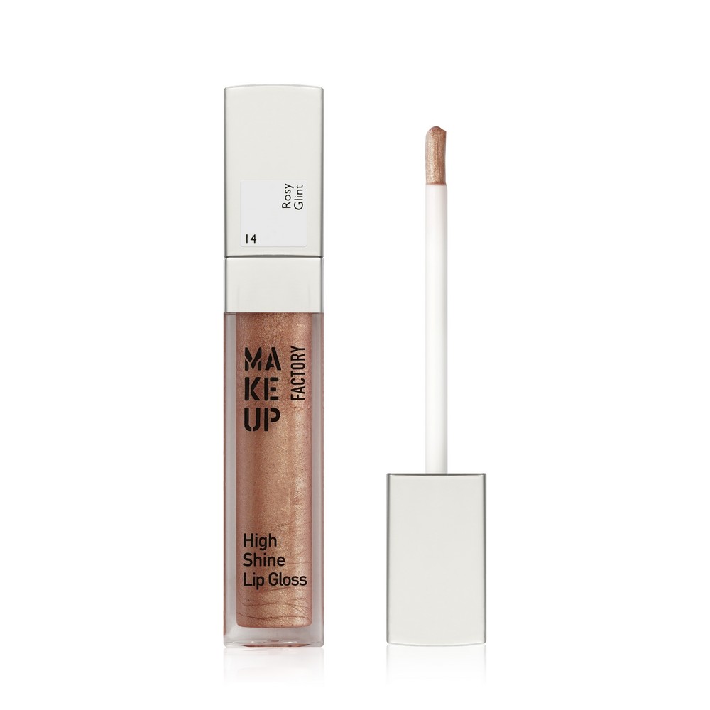 Блеск для губ с эффектом влажных губ Make Up Factory High Shine Lip Gloss 14 6,5мл. Фото 1.