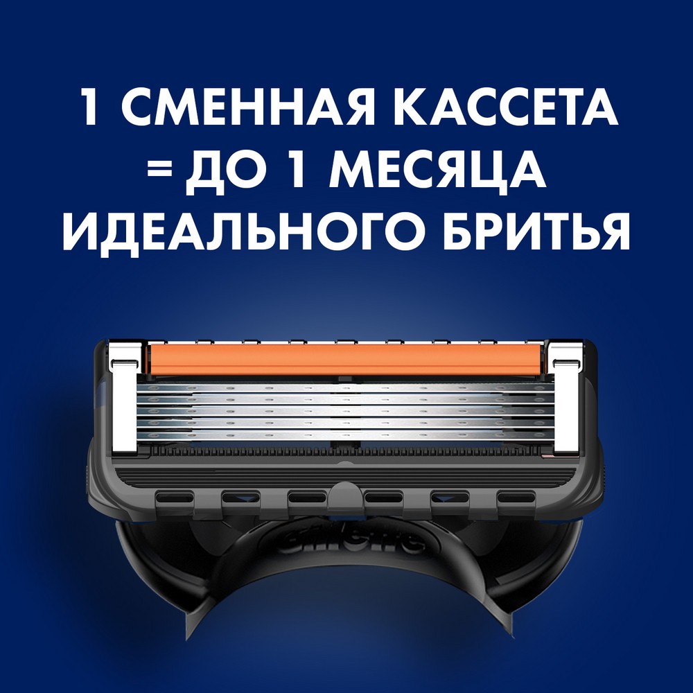 Кассеты для станка Gillette Fusion ProGlide сменные 2шт. Фото 6.