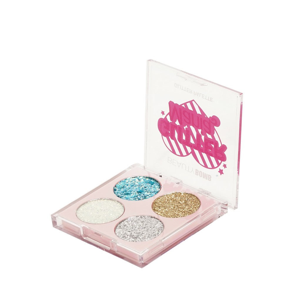 Палетка глиттеров для век Beauty Bomb Glitter Mania 01 3г. Фото 6.