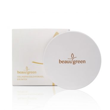 Гидрогелевые патчи для кожи вокруг глаз Beauu Green Collagen & Gold Hydrogel 30 пар.