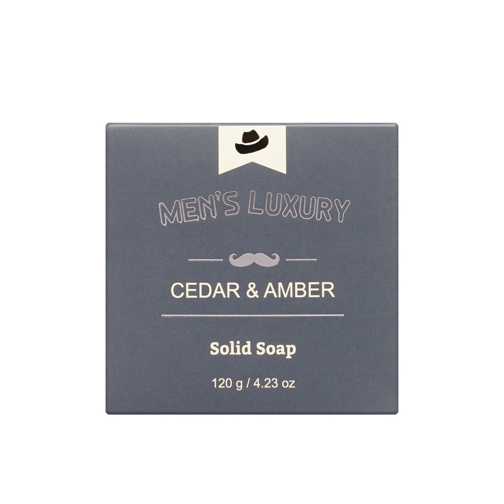 Мужской подарочный набор Men's Luxury ( гель для душа 150мл + гель для бритья 150мл + шампунь для волос 150мл + мыло твердое 120г + мочалка для тела ). Фото 9.