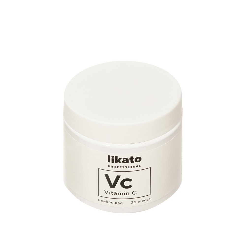 Пилинг - пэды для лица AHA-кислотами и витамином C Likato Professional Vc 20шт. Фото 4.