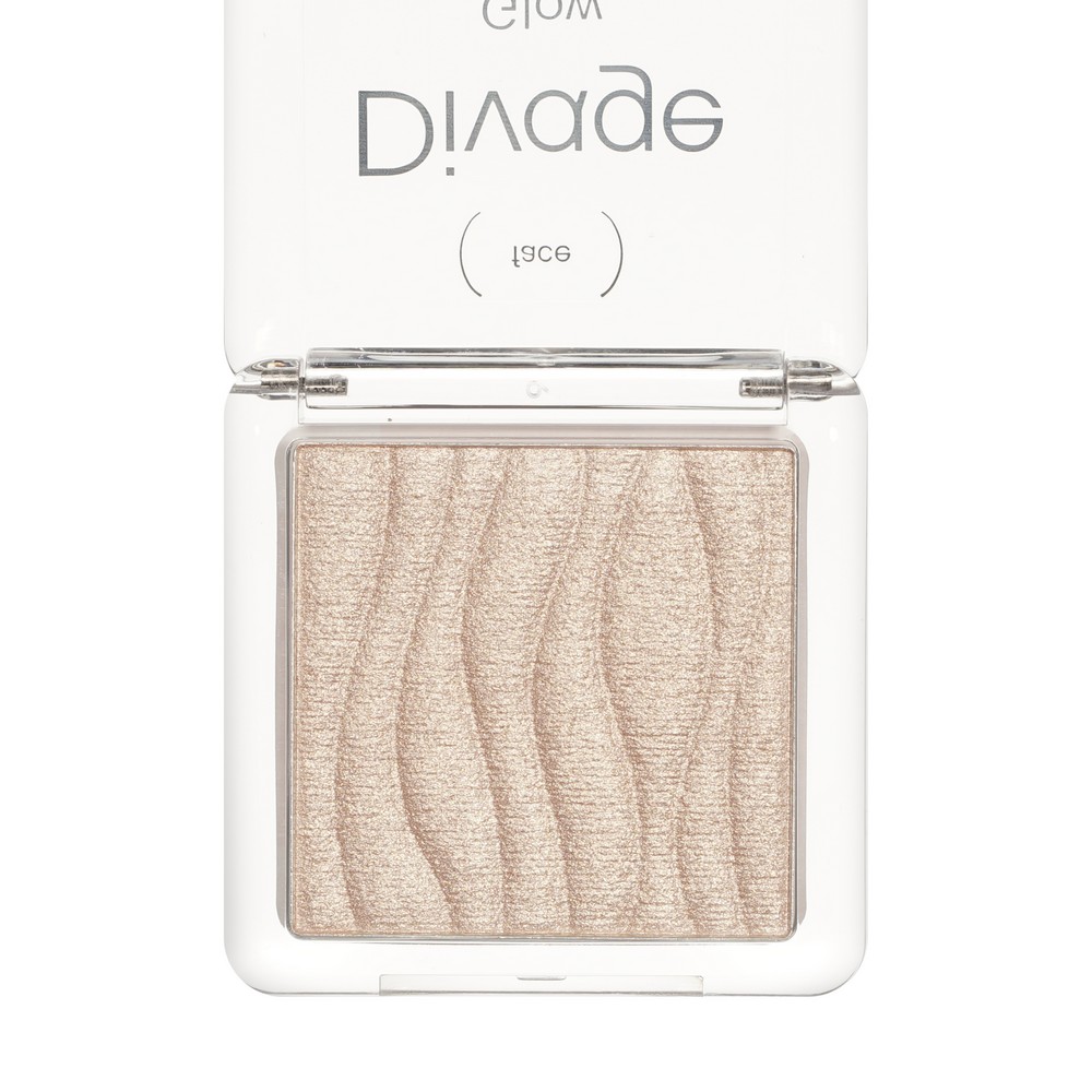Запеченный хайлайтер для лица Divage Glow Sense 01 5,5г. Фото 4.