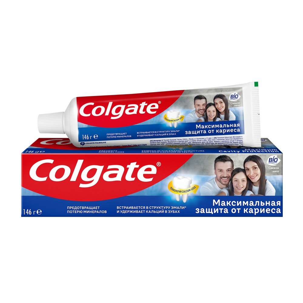 Зубная паста Colgate Максимальная защита от кариеса " свежая мята " 100 мл. Фото 1.