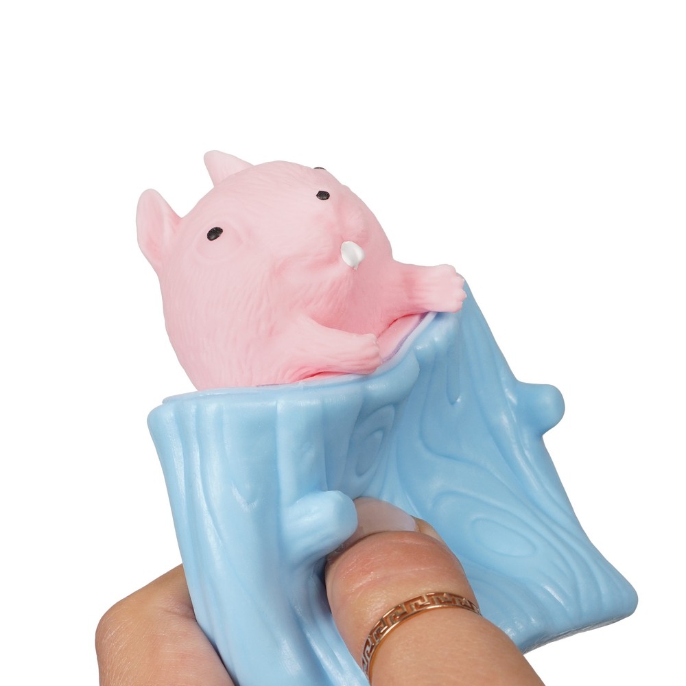 Жмяка антистресс 1 Toy Выскочка " Бурундук " 3+. Фото 4.