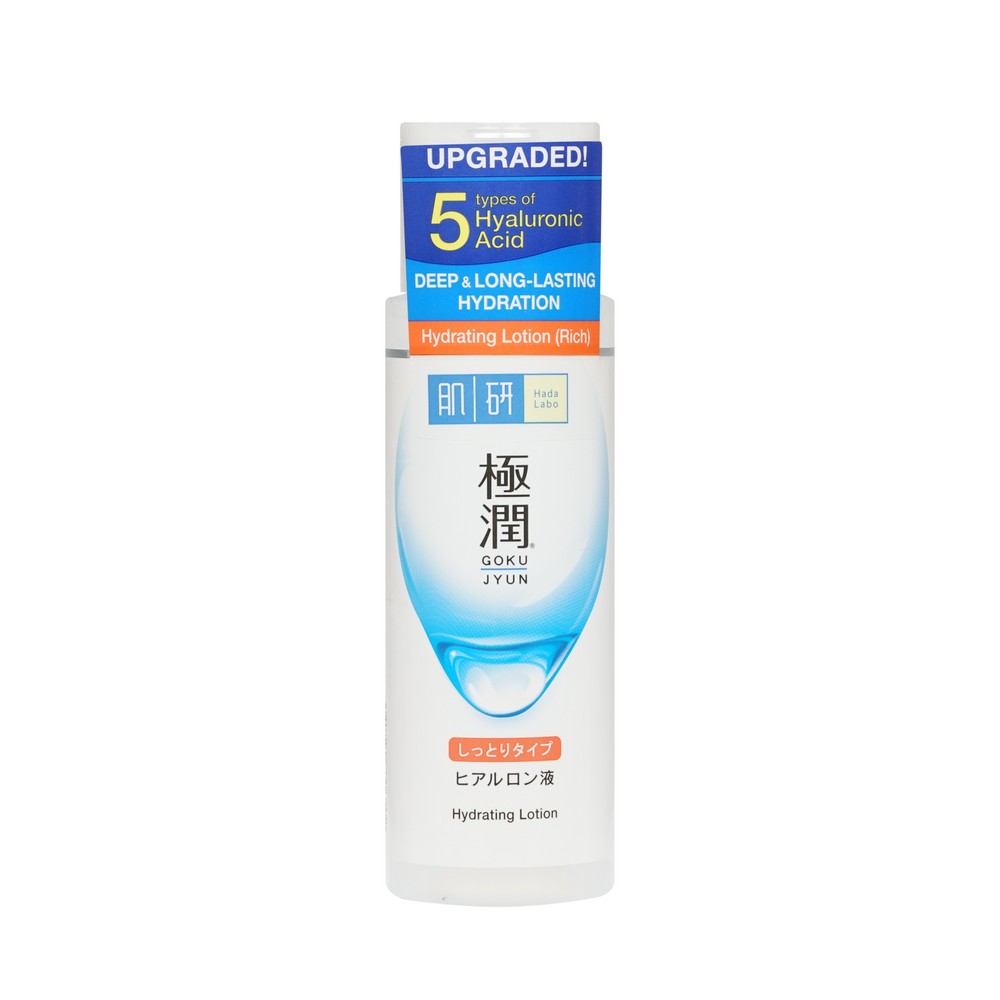 Увлажняющий лосьон - гидратор для лица Hadalabo Gokujyun Hydrating Lotion Rich 170мл. Фото 1.