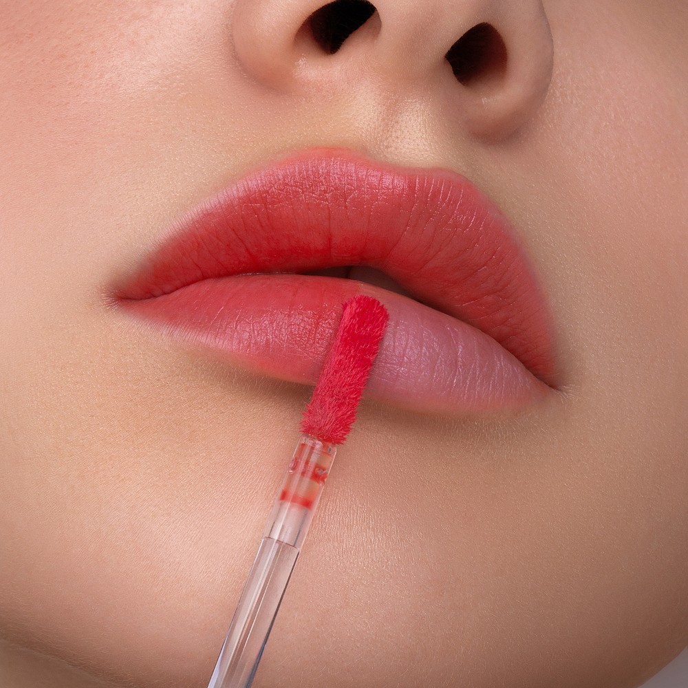 Тинт для губ Luxvisage Lip Tint Aqua Gel 01 , Aperol , 3,4мл. Фото 4.