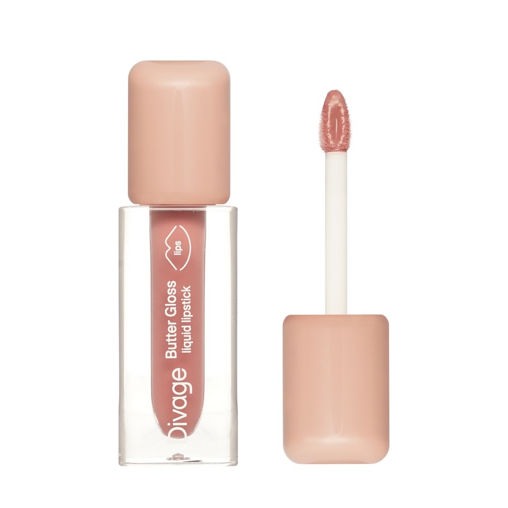 Жидкая помада для губ Divage Butter Gloss Liquid Lipstick 06 2,8мл. Фото 1.