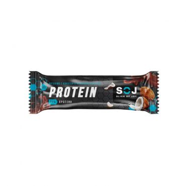 Протеиновый Батончик SOJ Protein с кокосом в молочном шоколаде 50г.