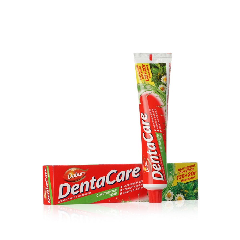 Зубная паста DentaCare с экстрактом трав 145г. Фото 1.