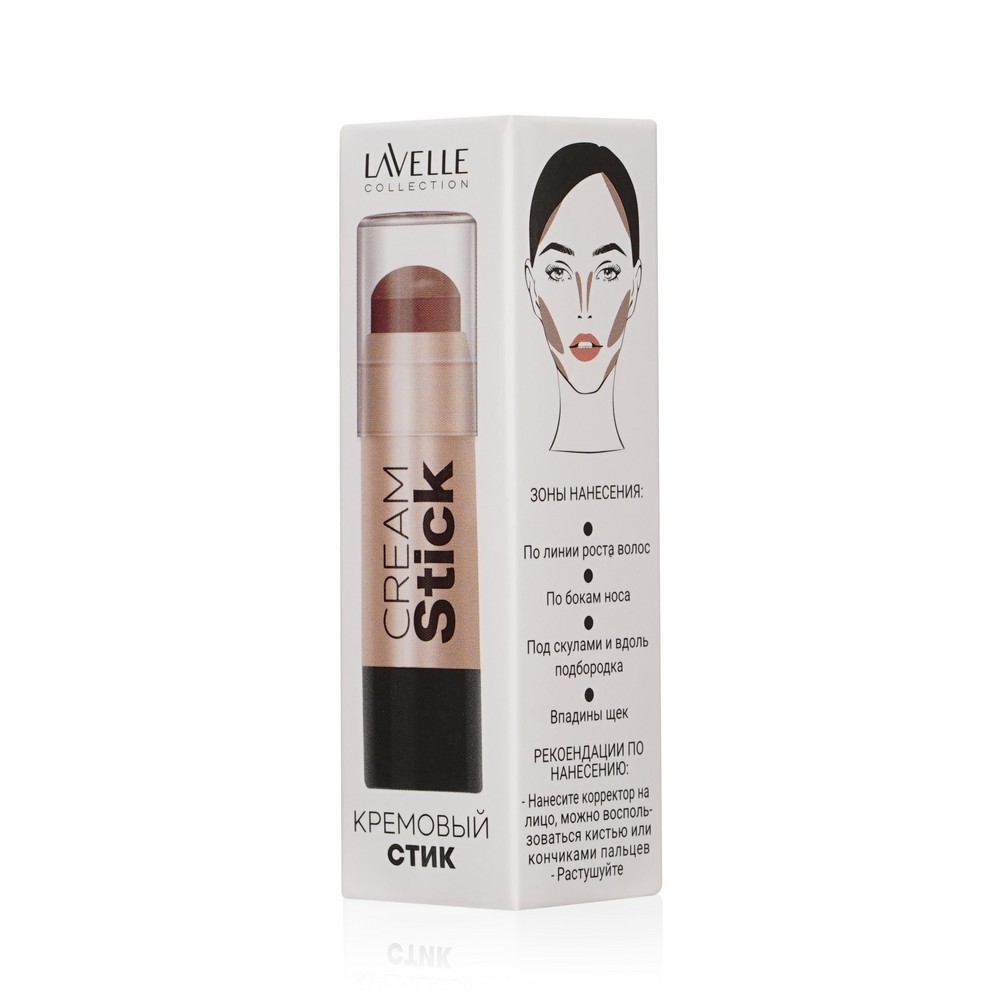 Кремовый корректор - стик для лица Lavelle Cream Stick Кофейный 9,86г. Фото 3.