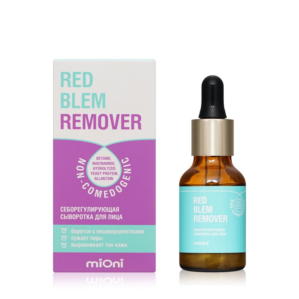 Себорегулирующая сыворотка для лица Mioni Red Blem Remover 25мл. Фото 1.