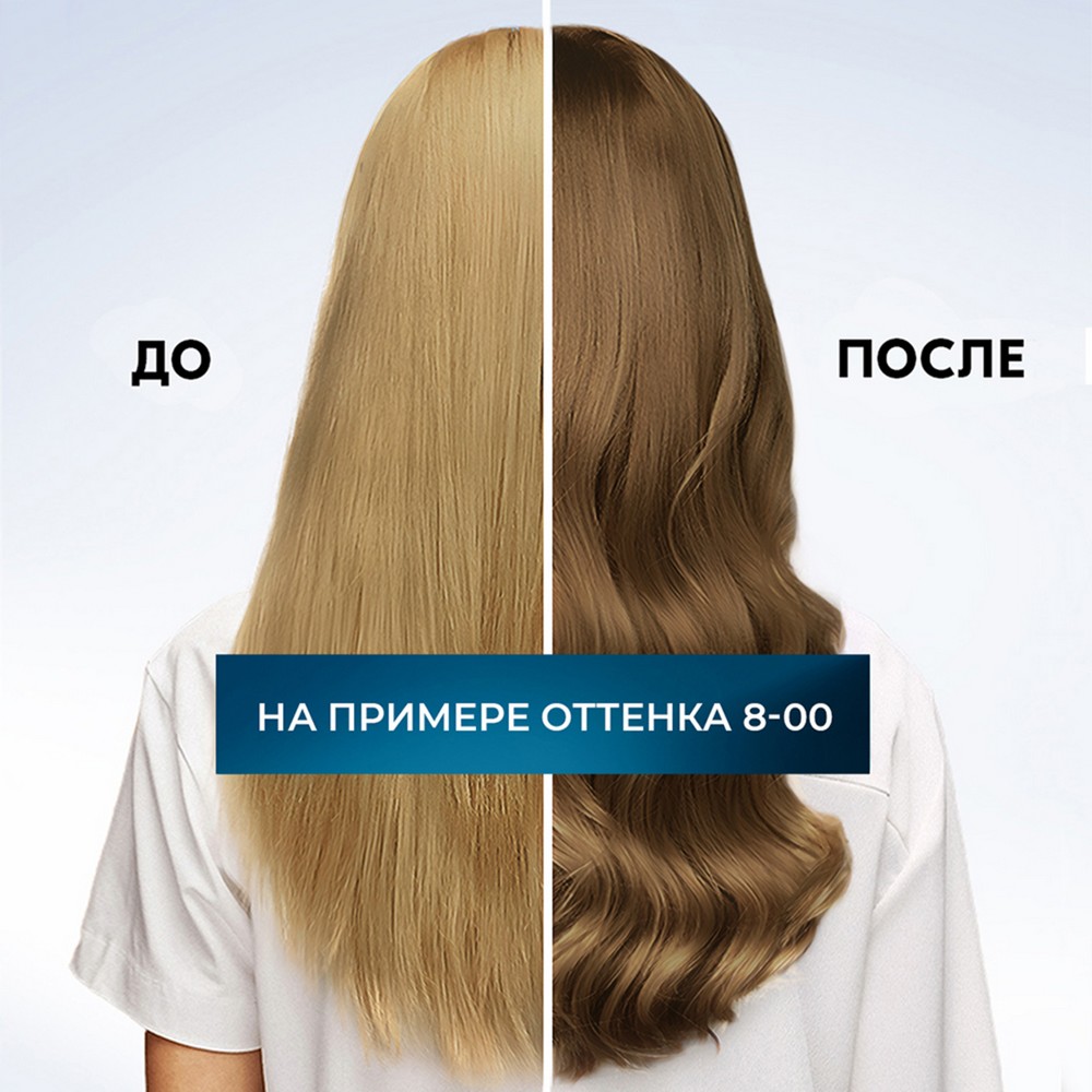 Стойкая краска - мусс для волос Глисс Кур Mousse Expert 8-16 Холодный Русый 85мл. Фото 12.