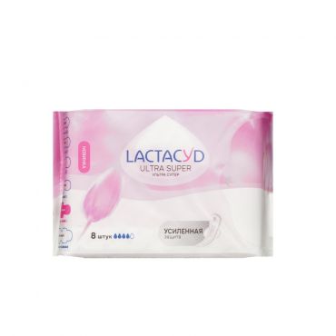 Женские прокладки Lactacyd Ultra Super 8шт.