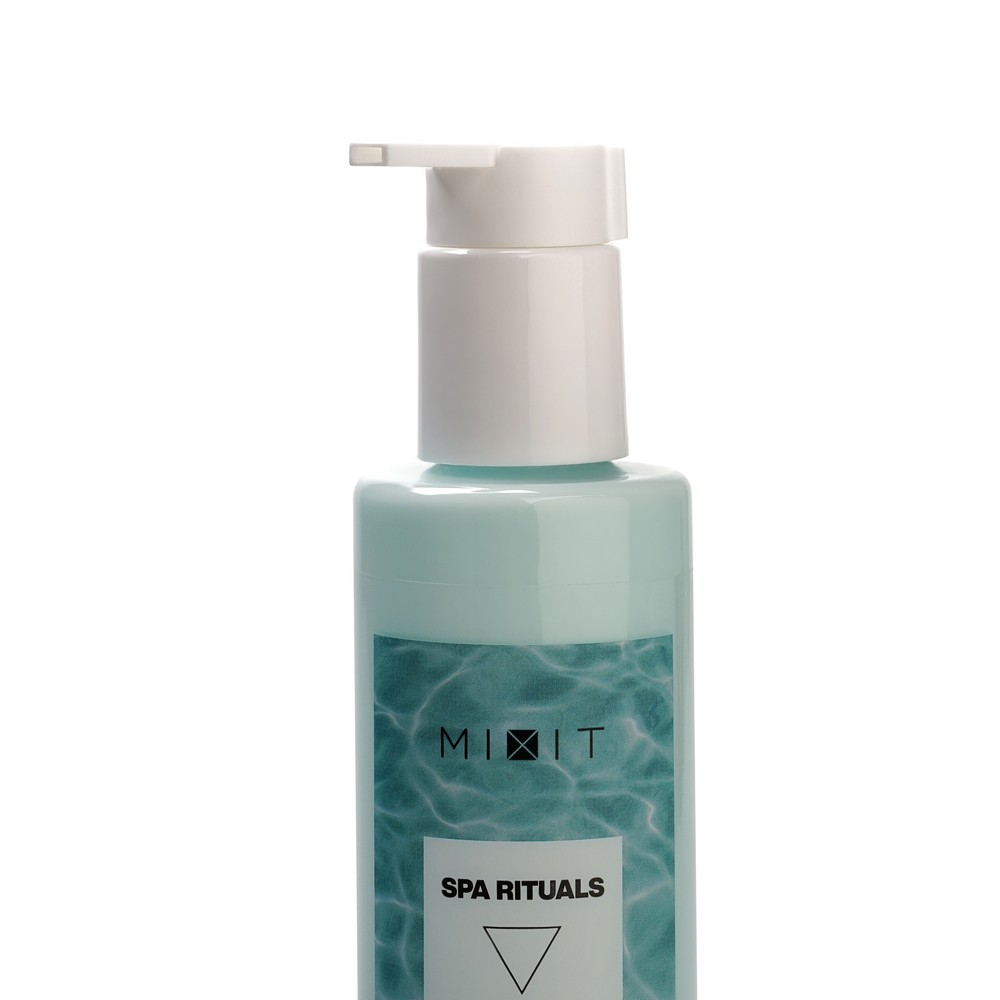 Увлажняющее молочко для тела Mixit Spa Rituals " Aqua " с экстрактом ламинарии и мяты 200мл. Фото 3.