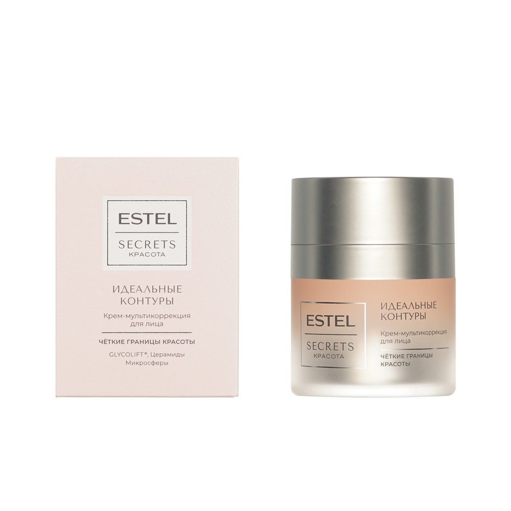Крем - мультикоррекция для лица Estel Secrets Идеальные контуры 50мл. Фото 1.