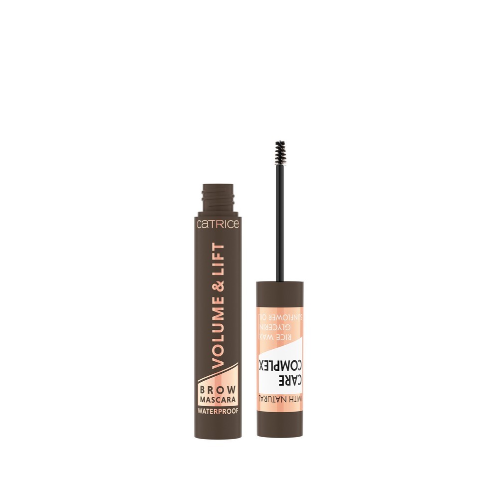 Водостойкая тушь для бровей Catrice Volume & Lift 030 Medium brown 5мл. Фото 2.