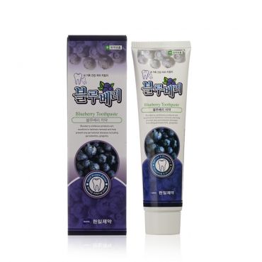 Зубная паста Hanil " BLUBERRY " с экстрактом черники 180г.