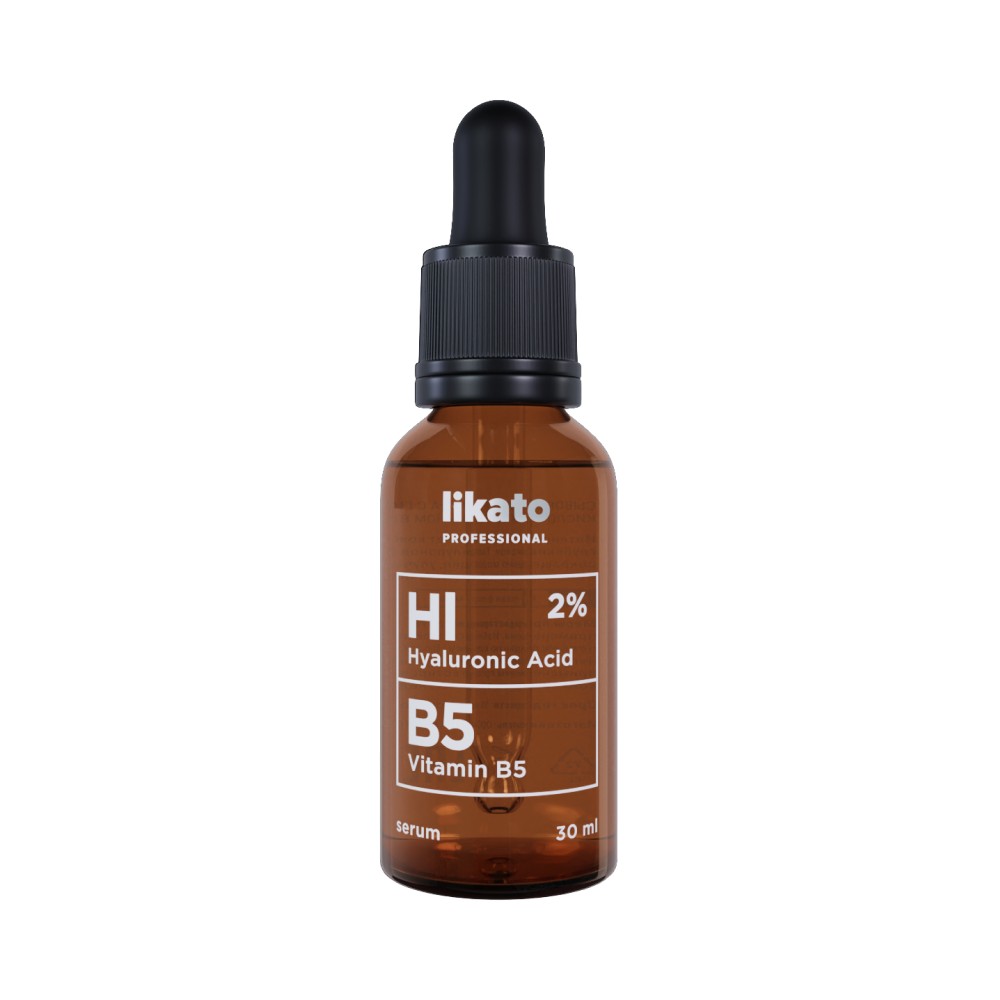 Сыворотка для лица с гиалуроновой кислотой и витамином B5 Likato Professional " Hyaluronic acid, Vitamin B5 " 30мл. Фото 1.