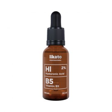 Сыворотка для лица с гиалуроновой кислотой и витамином B5 Likato Professional " Hyaluronic acid, Vitamin B5 " 30мл.