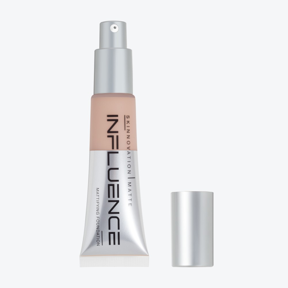 Матирующий тональный крем для лица Influence Beauty Skinnovation | Matte 04 , 25мл. Фото 5.