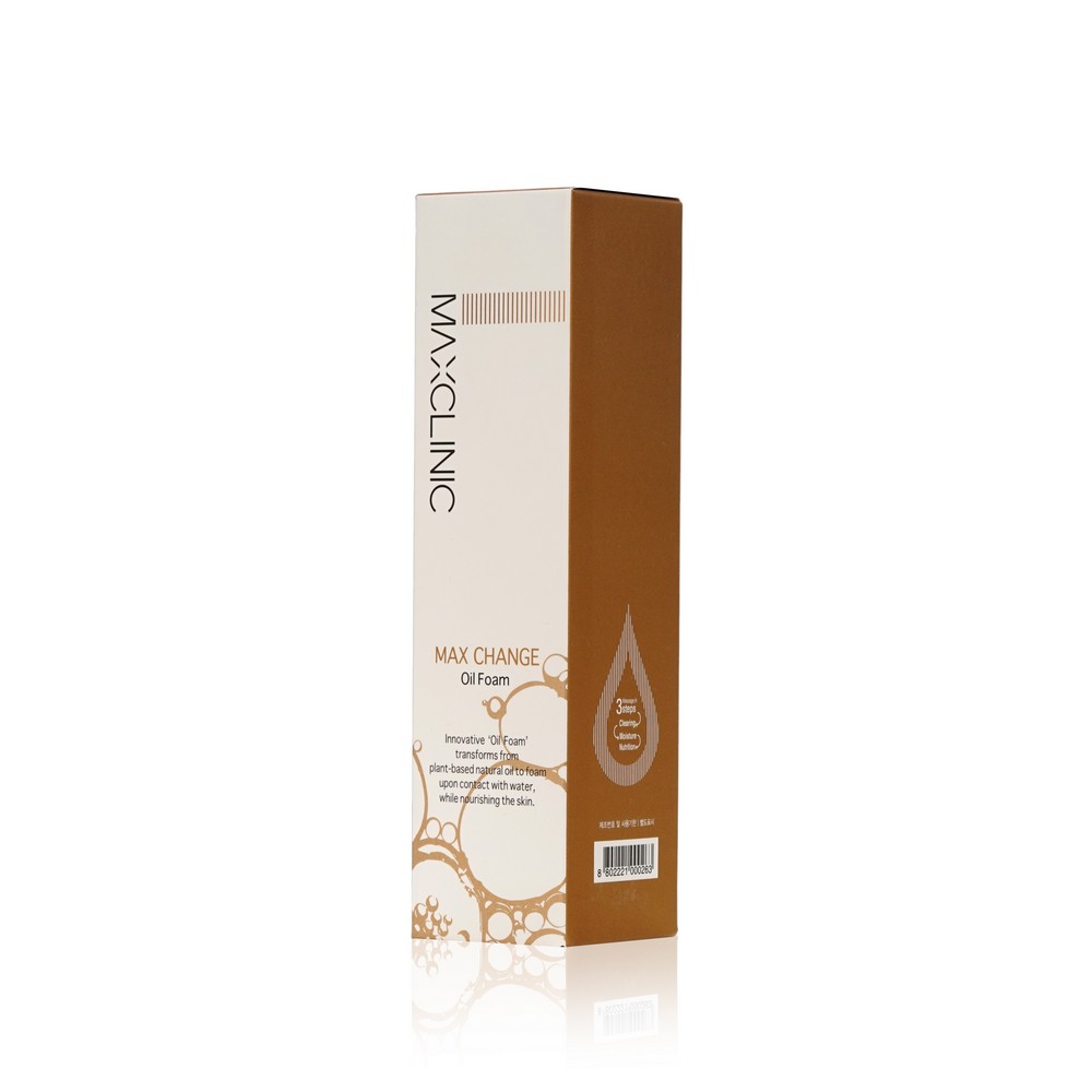 Гидрофильное масло - пенка для лица Maxclinic Max Change Oil Foam с капсулами гиалуроновой кислоты и церамидами 110г. Фото 3.