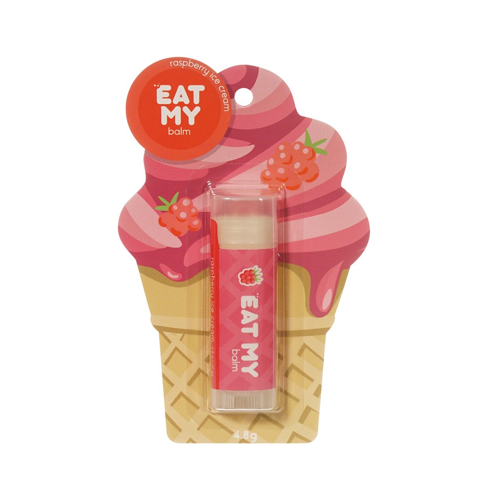 Бальзам для губ Eat My Raspberry ice cream 4,8г. Фото 1.