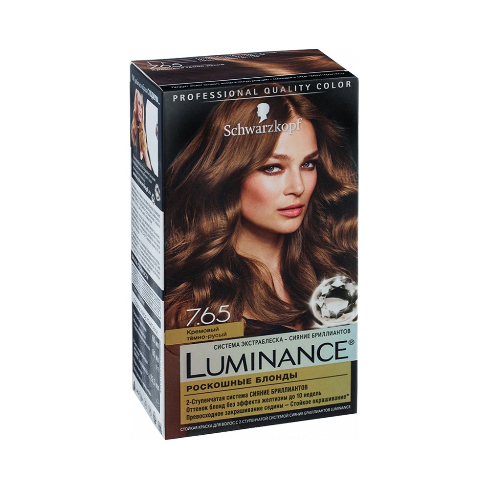 Стойкая краска для волос Luminance 7.65 кремовый Темно-русый. Фото 6.
