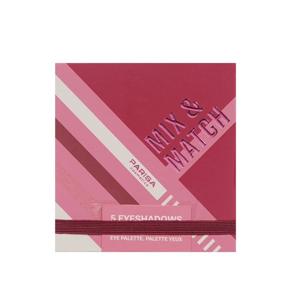 Палетка теней для век Parisa Cosmetics Mix & Match 5 оттенков Pink 7,2г. Фото 1.