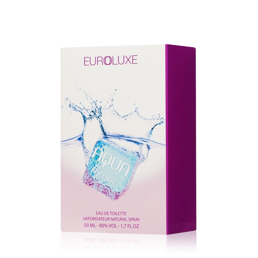 Женская туалетная вода Euroluxe Aqua " Azure " 50мл. Фото 3.