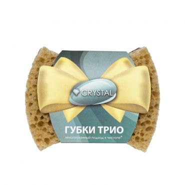 Губки для мытья посуды Crystal " Трио " 3шт.