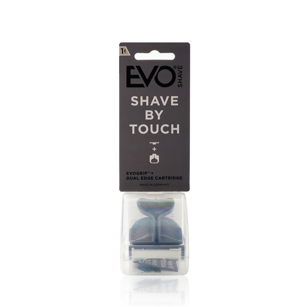 Станок для бритья EvoShave Shave by Touch Асфальт + сменная кассета 1шт. Фото 1.