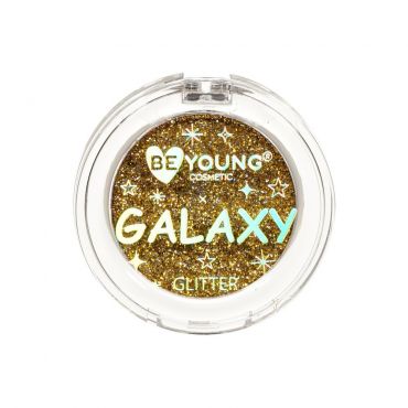 Глиттер для век BeYoung Galaxy Золотой 3г.