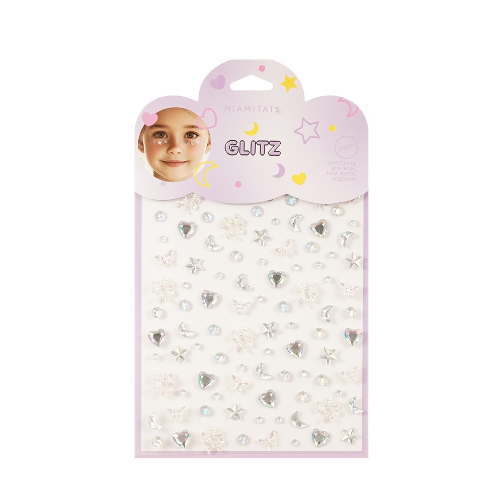 Кристаллы для лица и тела Miamitats Glitz. Фото 1.