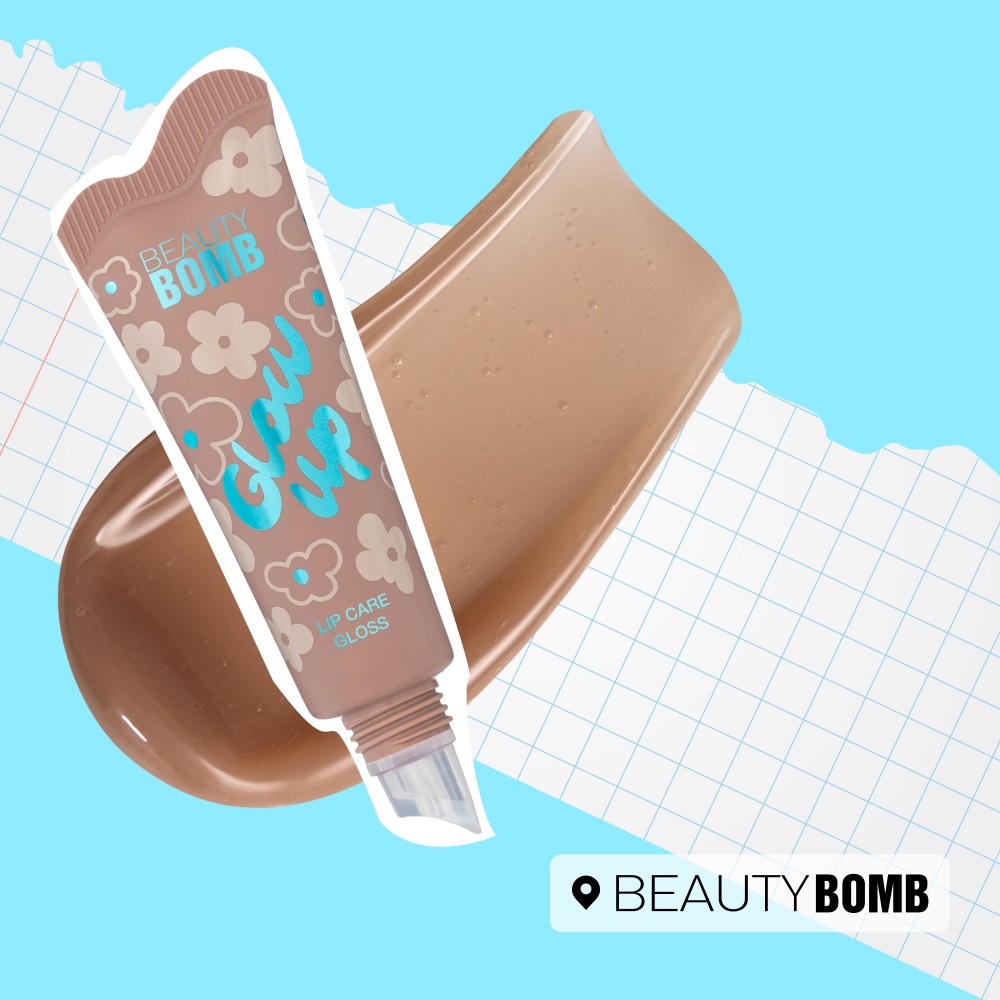 Блеск - уход для губ Beauty Bomb Glow Up 01 10г. Фото 7.