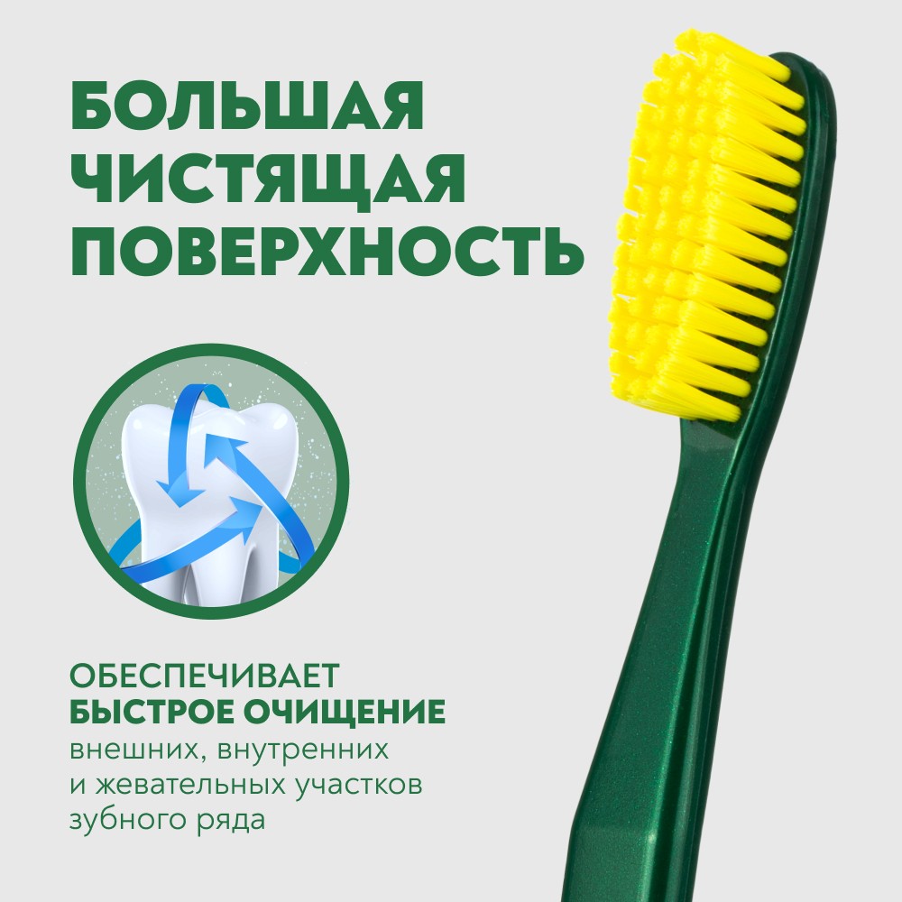 Зубная щетка PresiDENT Classic 7 мил средняя. Фото 6.